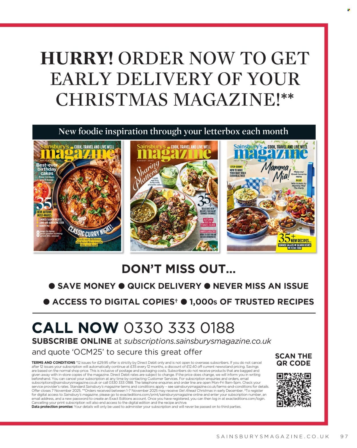 SAINSBURY'S offer - From 1 Oct 2025 (2025-10-01 - 2025-10-31) | 97
