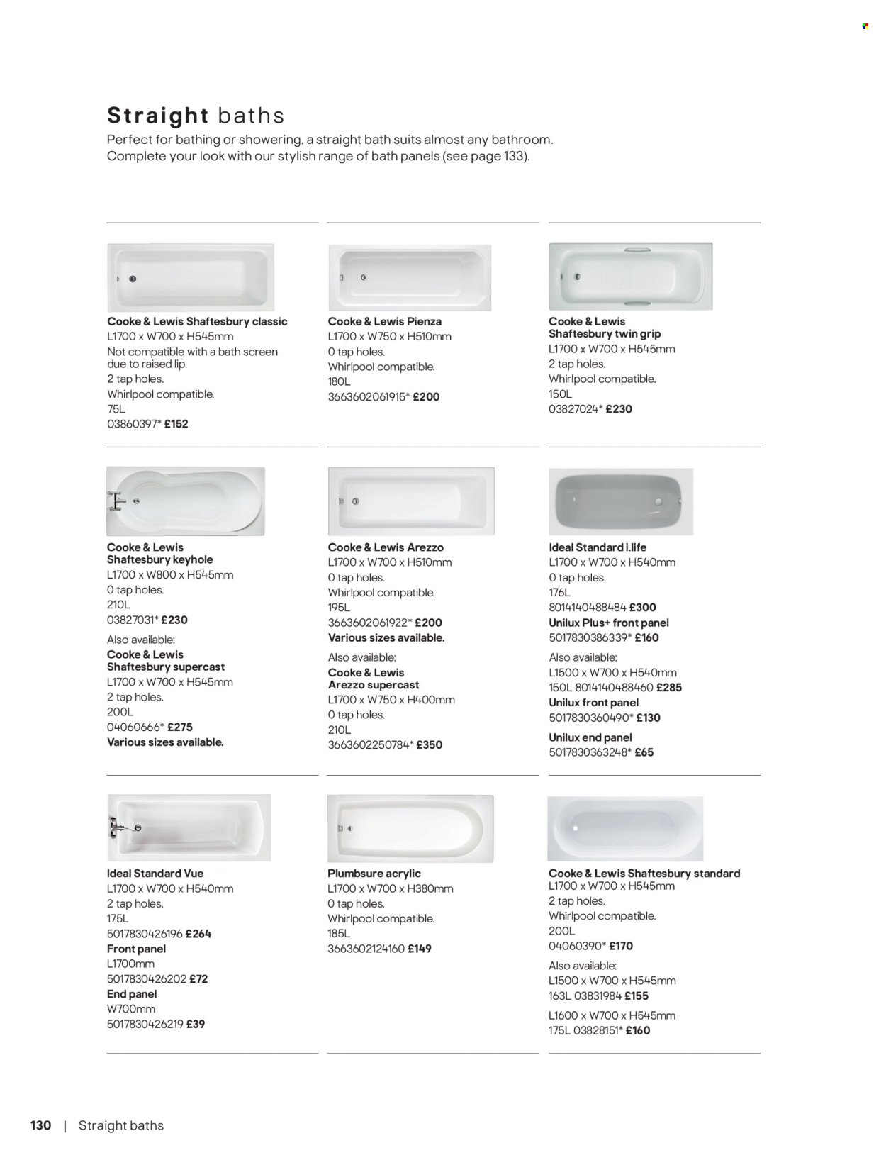 B&Q offer - Bathroom collections (2025-08-27) | 130