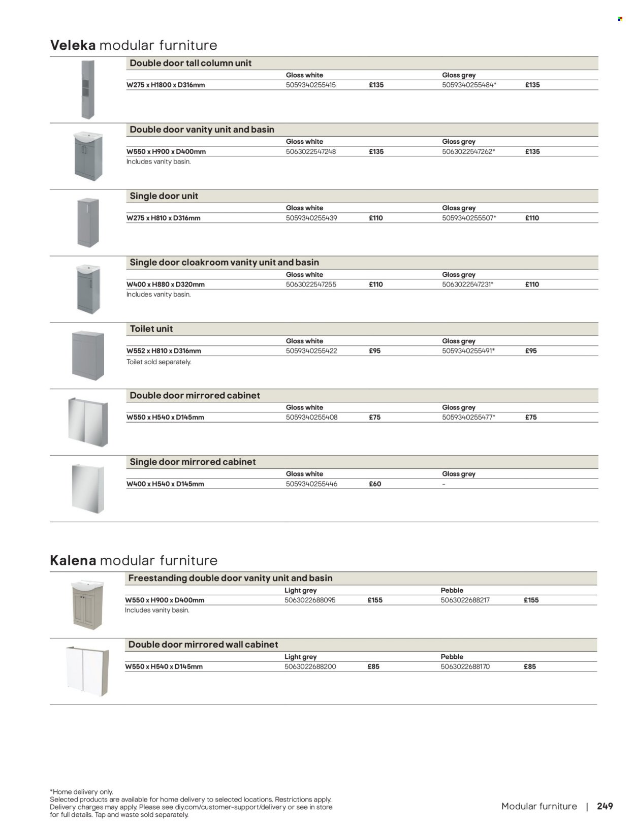 B&Q offer - Bathroom collections (2025-08-27) | 249