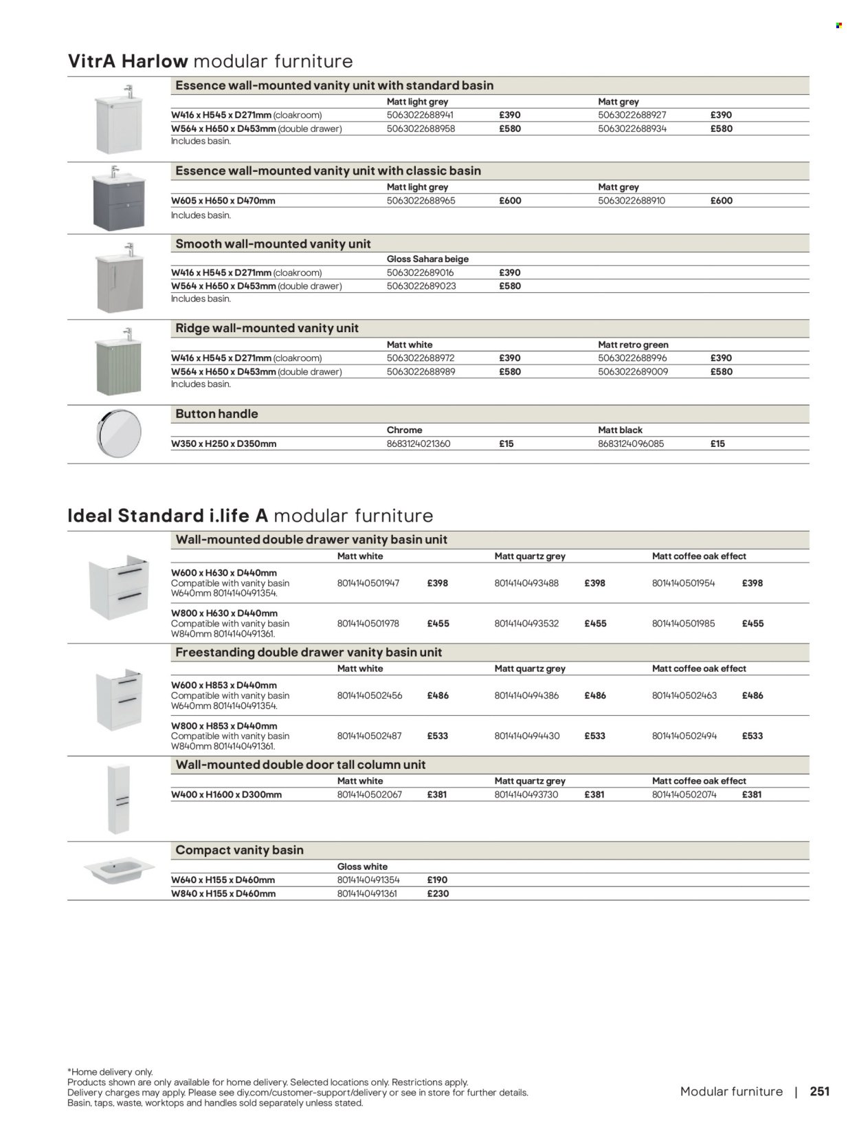 B&Q offer - Bathroom collections (2025-08-27) | 251