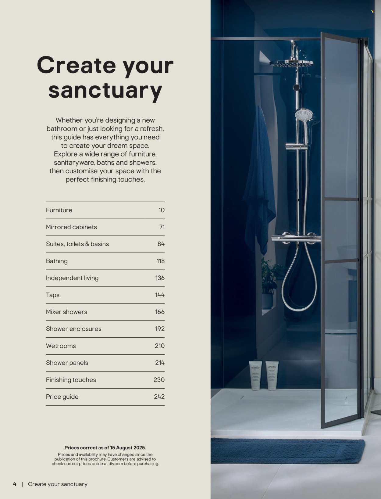 B&Q offer - Bathroom collections (2025-08-27) | 4