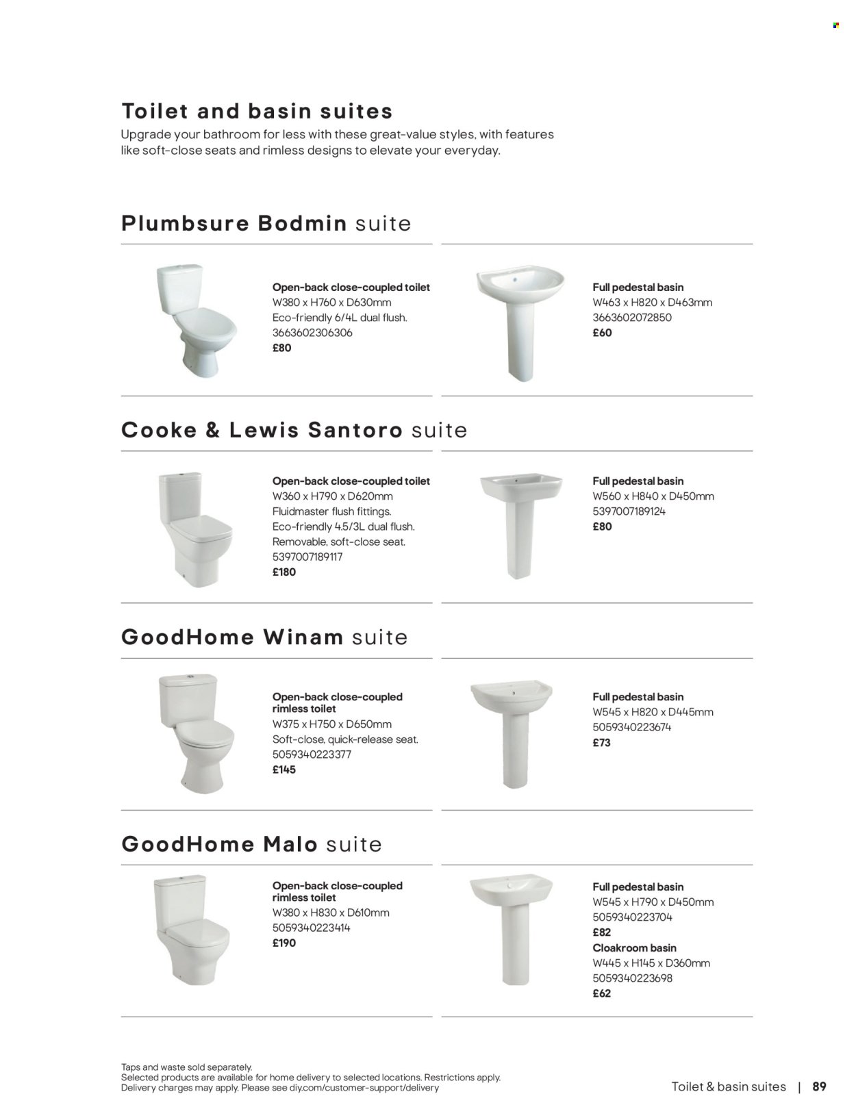 B&Q offer - Bathroom collections (2025-08-27) | 89