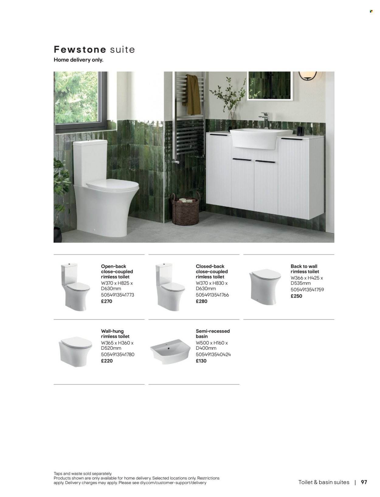 B&Q offer - Bathroom collections (2025-08-27) | 97