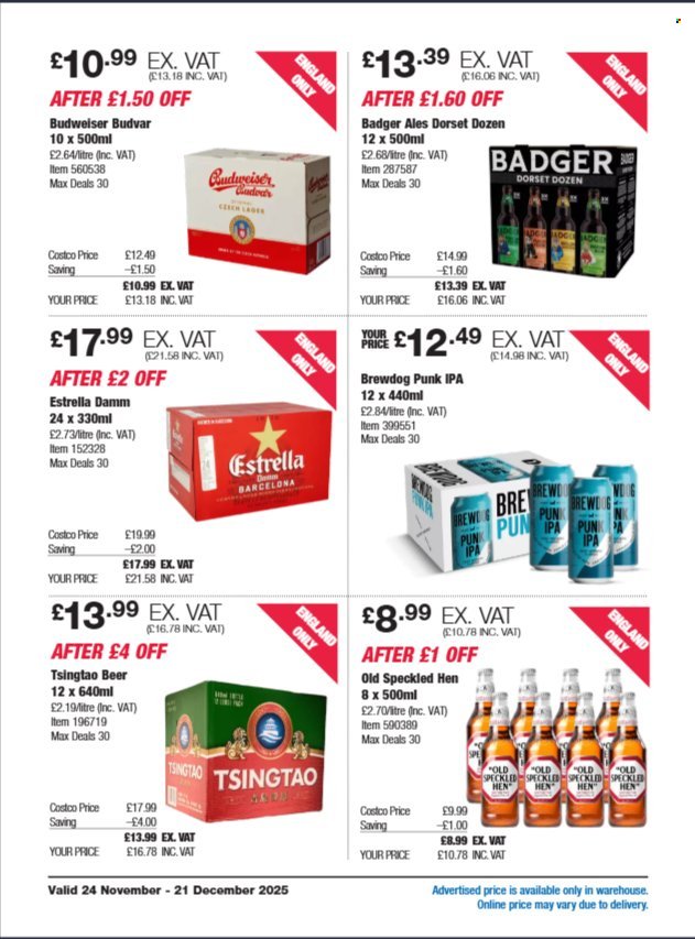 COSTCO offer - From 24 Nov 2025 (2025-11-24 - 2025-12-21) | 18