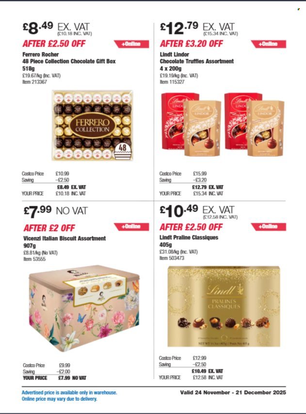 COSTCO offer - From 24 Nov 2025 (2025-11-24 - 2025-12-21) | 25