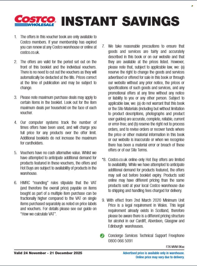 COSTCO offer - From 24 Nov 2025 (2025-11-24 - 2025-12-21) | 47