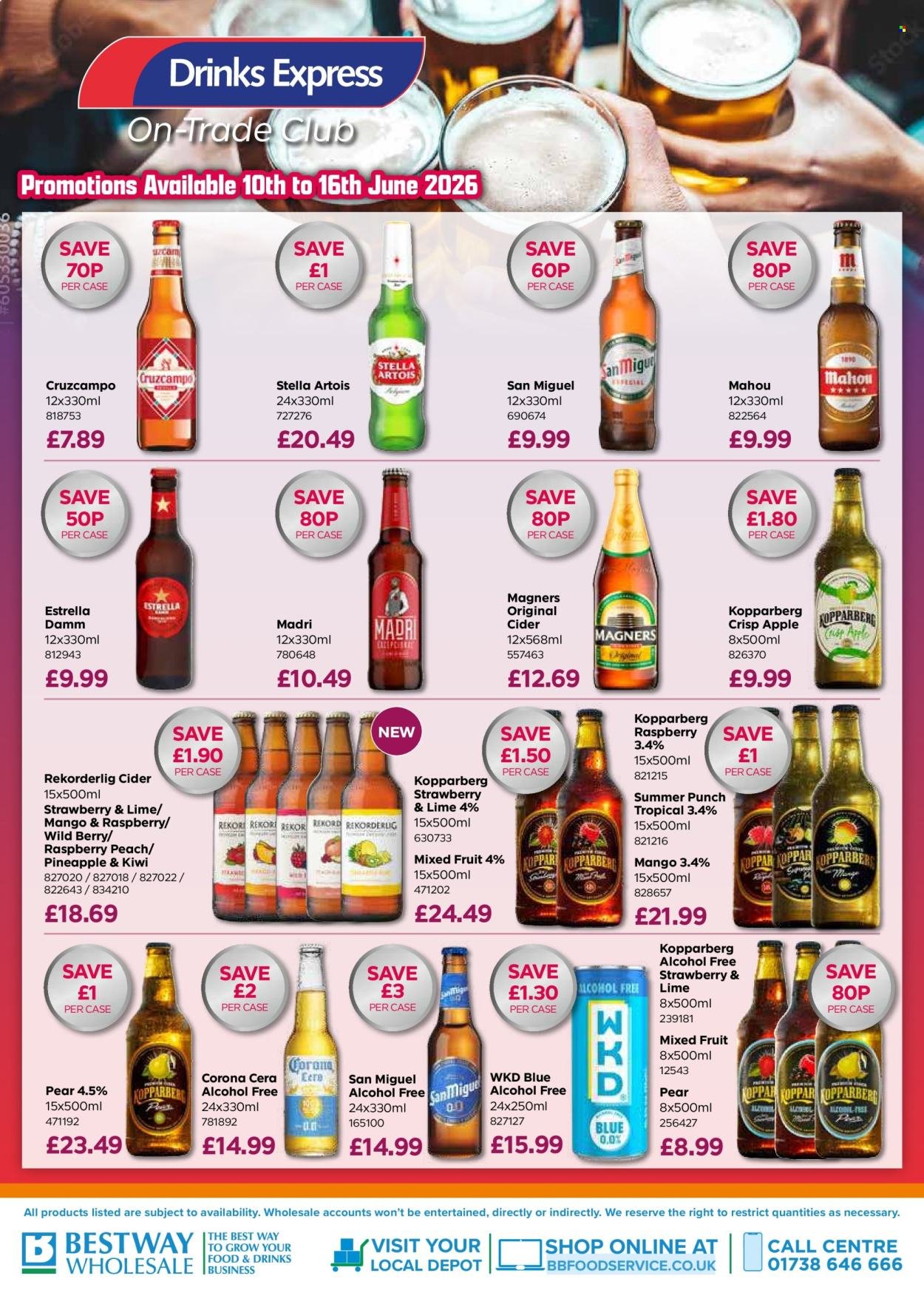 BESTWAY offer - Drinks Express Trade Week Offers