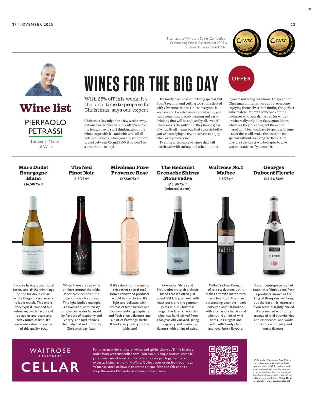 WAITROSE offer - Weekend (2025-11-26) | 23