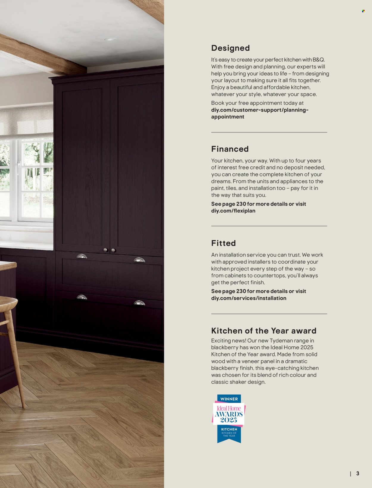 B&Q offer - Kitchens (2025-11-01) | 3