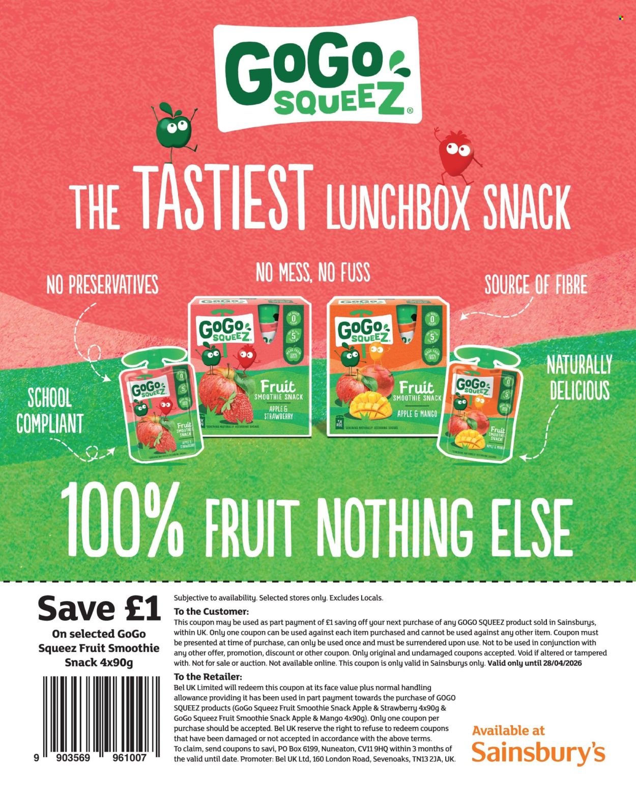SAINSBURY'S offer - Magazine (2026-04-01 - 2026-04-30) | 16
