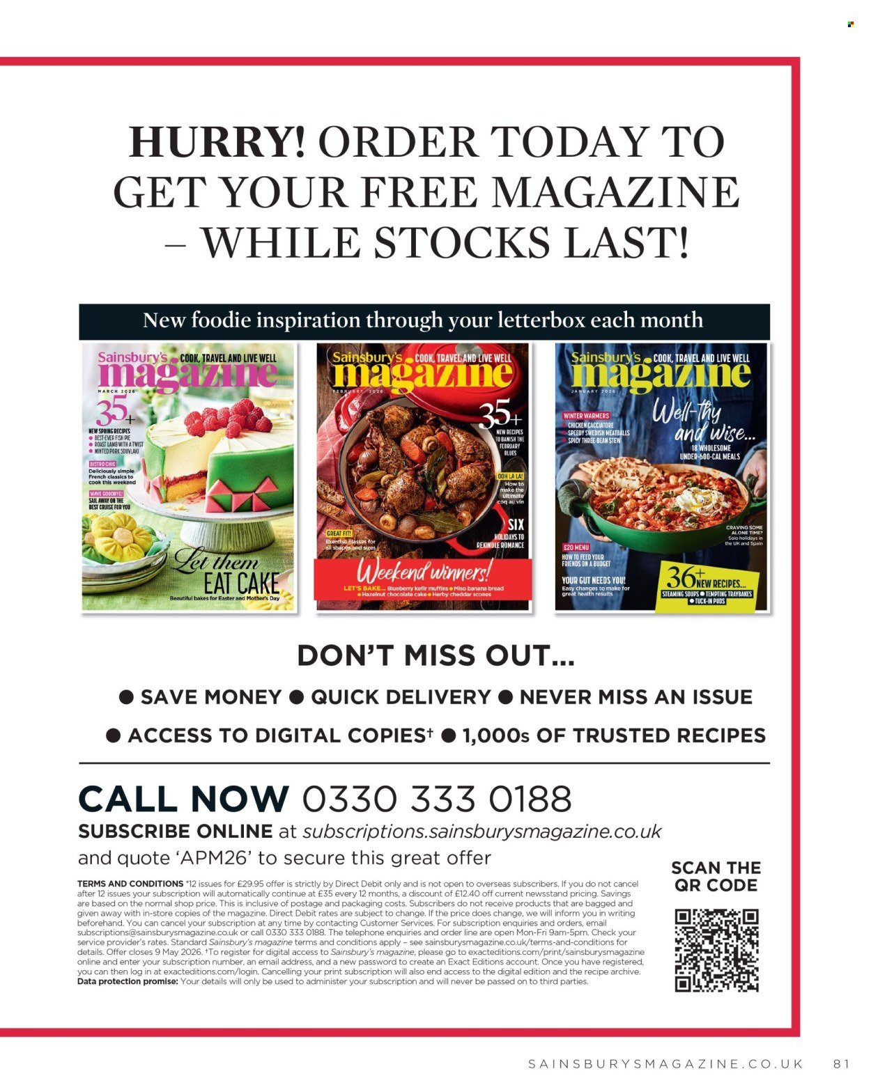 SAINSBURY'S offer - Magazine (2026-04-01 - 2026-04-30) | 81