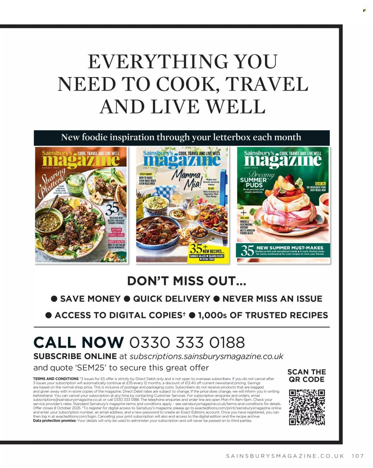 SAINSBURY'S offer - September (2025-09-01 - 2025-09-30) | 107