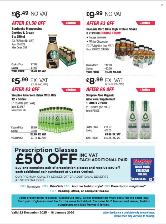 COSTCO offer - From 22 Dec 2025 (2025-12-22 - 2026-01-18) | 14