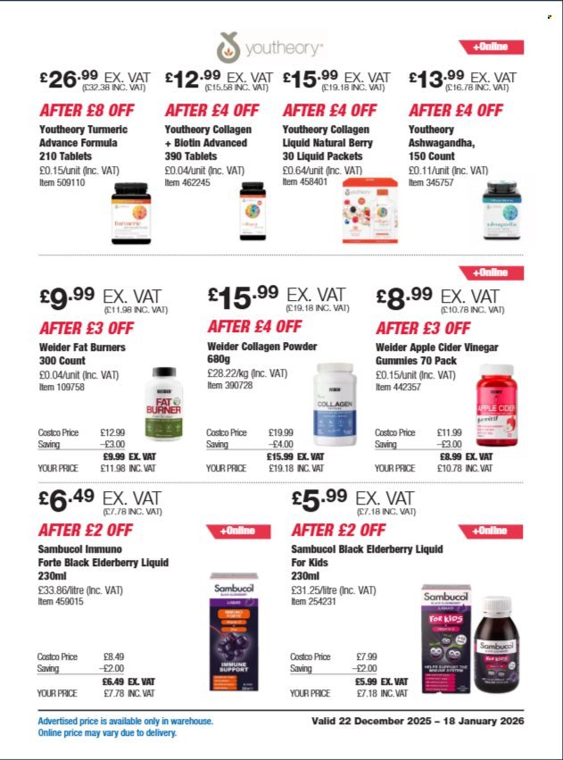 COSTCO offer - From 22 Dec 2025 (2025-12-22 - 2026-01-18) | 15
