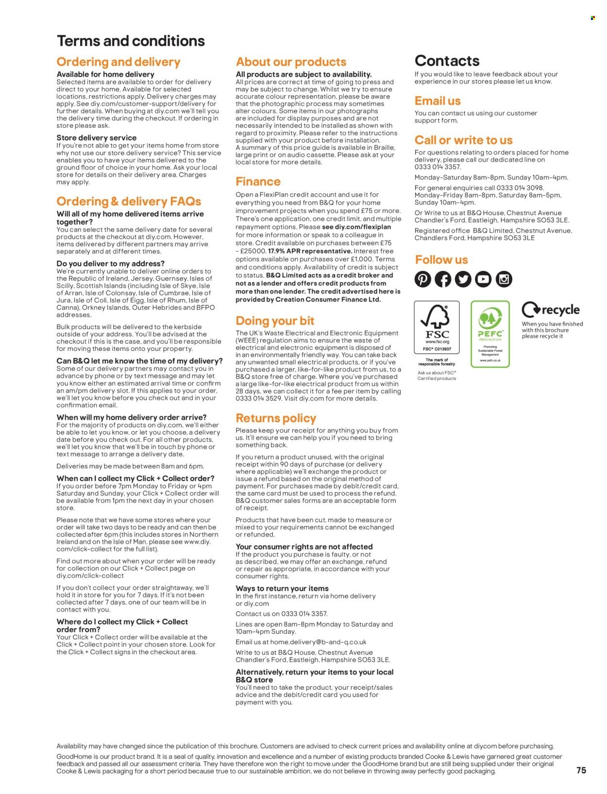 B&Q offer - Appliances (2025-07-27) | 75