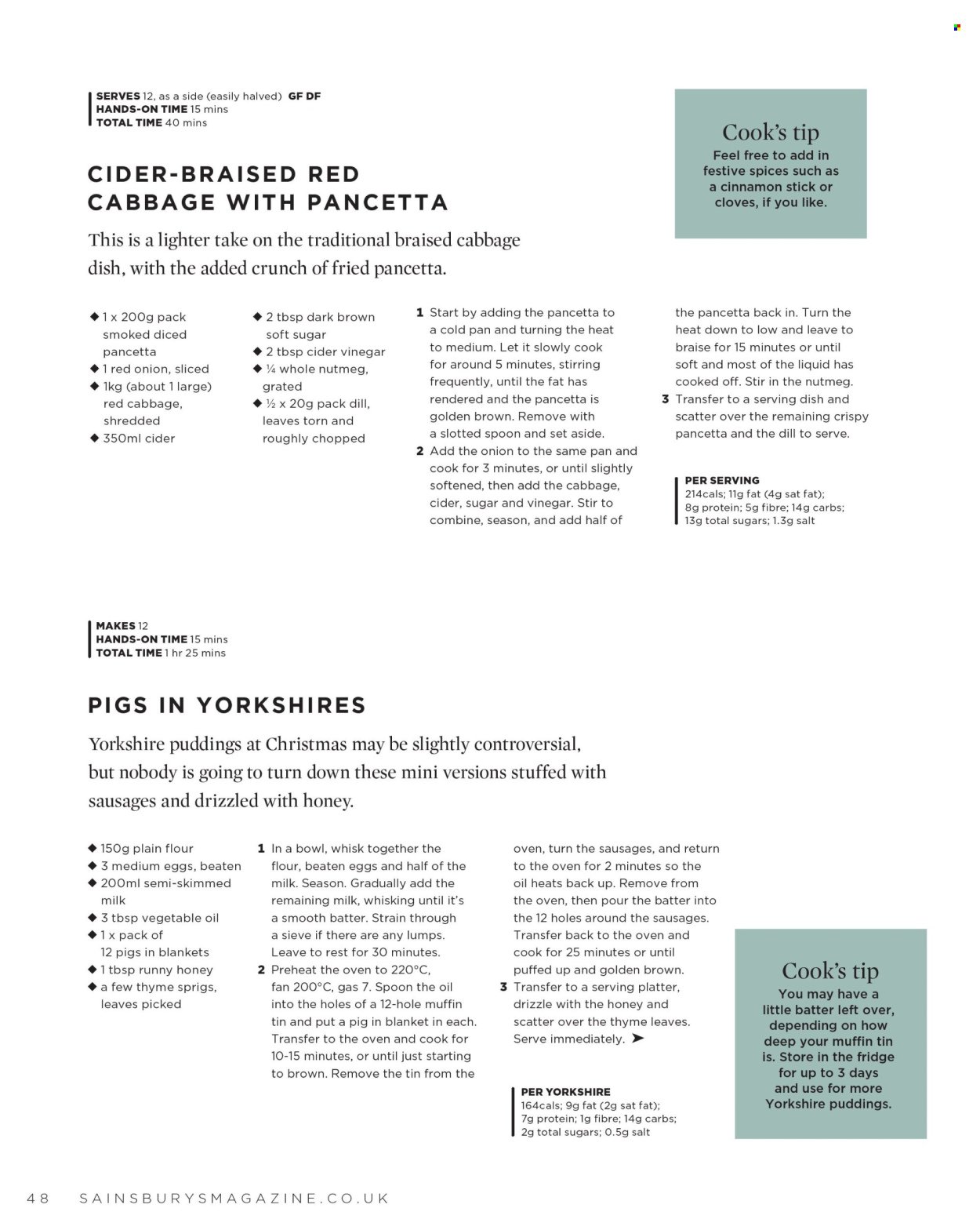 SAINSBURY'S offer - Home for Christmas (2025-11-01 - 2025-11-30) | 48