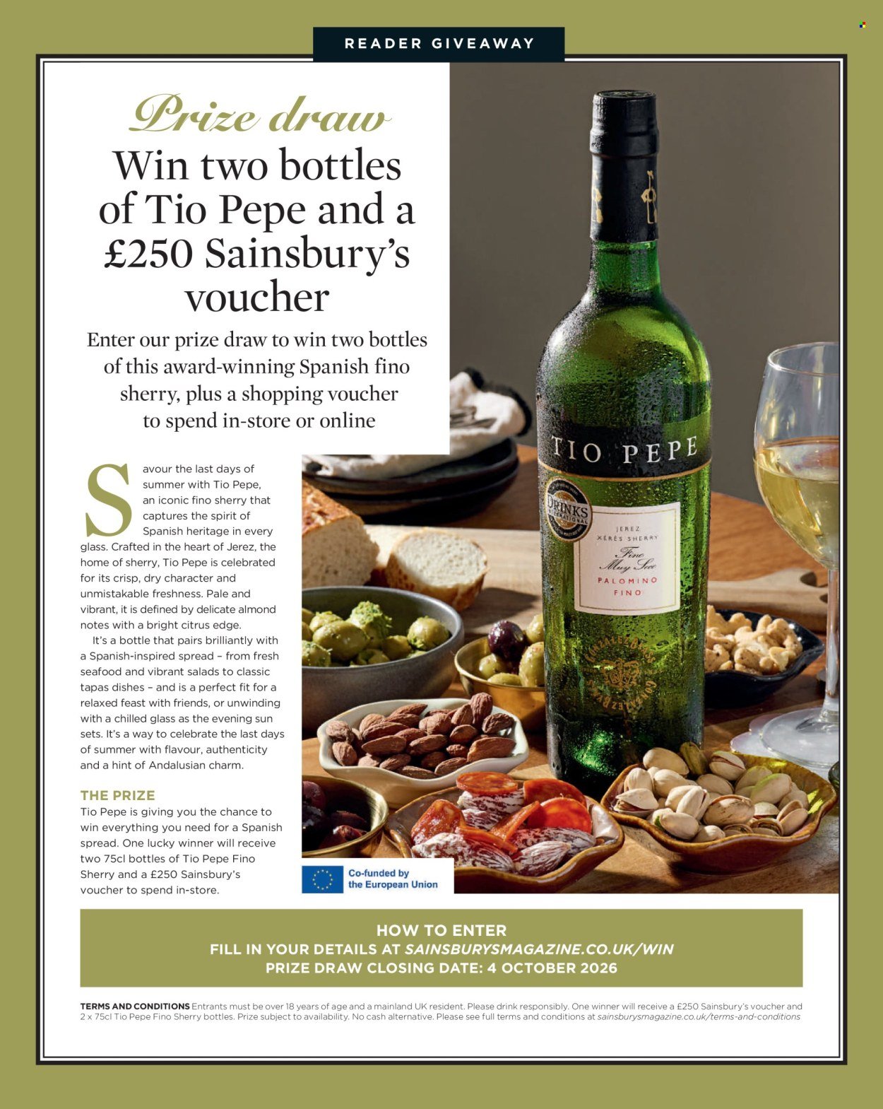 SAINSBURY'S offer - Magazine