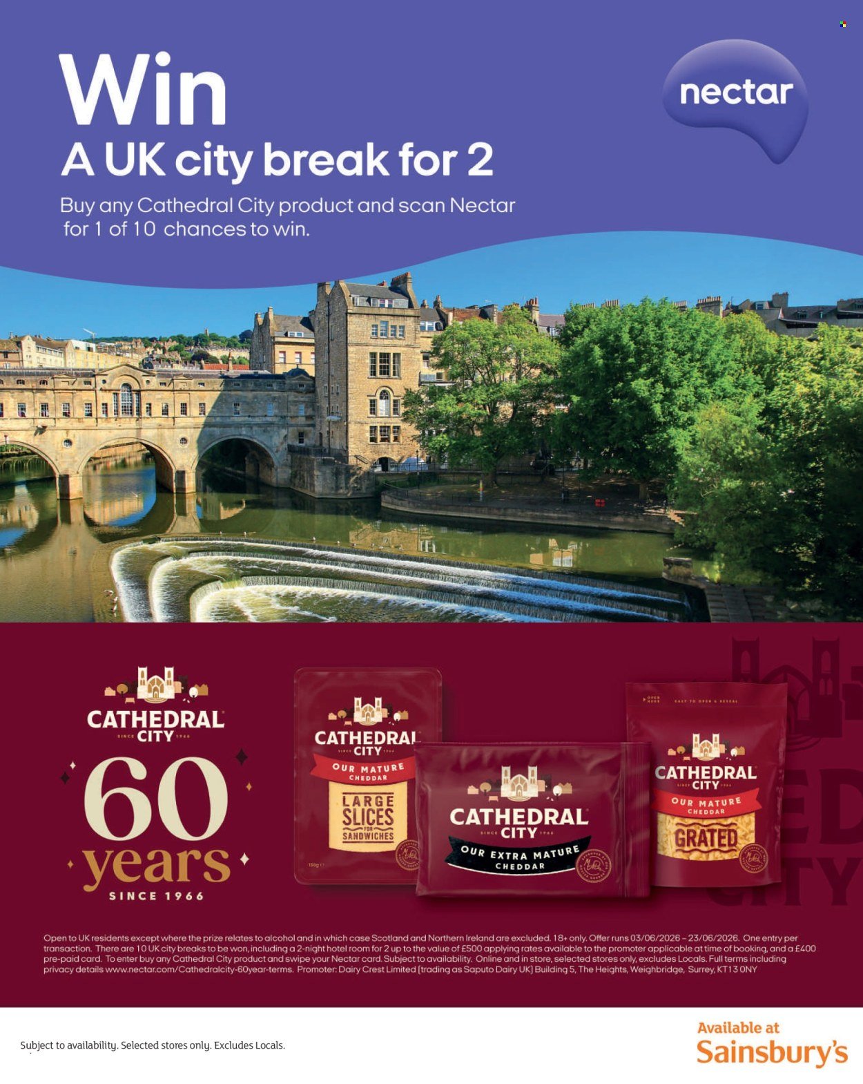 SAINSBURY'S offer - June 2026