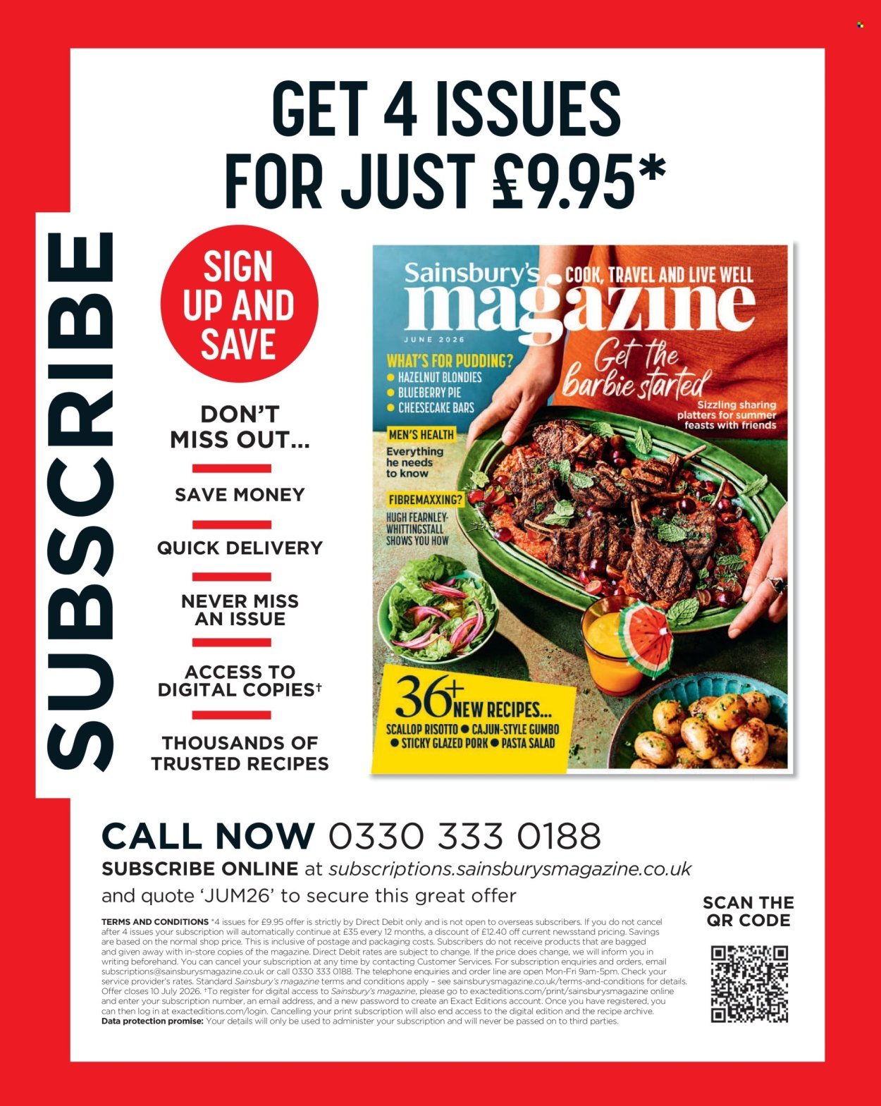 SAINSBURY'S offer - June 2026