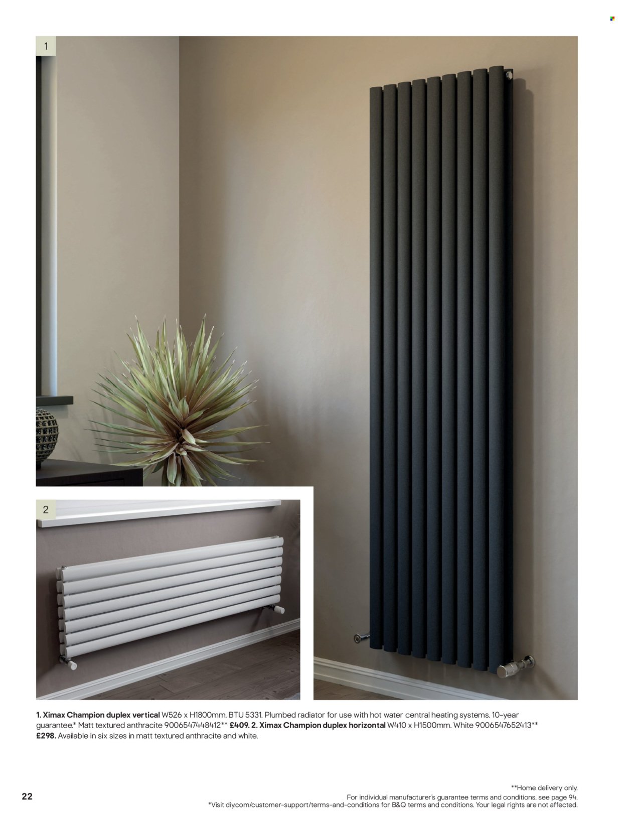 B&Q offer - Radiator & towel warmer collections (2025-07-15) | 22