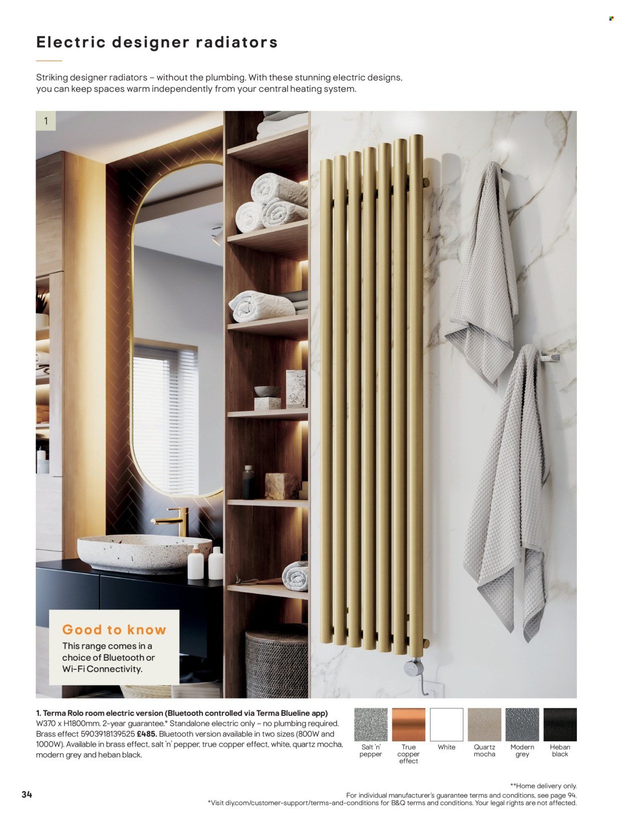 B&Q offer - Radiator & towel warmer collections (2025-07-15) | 34
