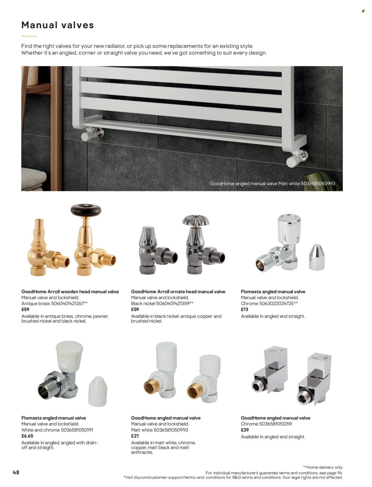 B&Q offer - Radiator & towel warmer collections (2025-07-15) | 48