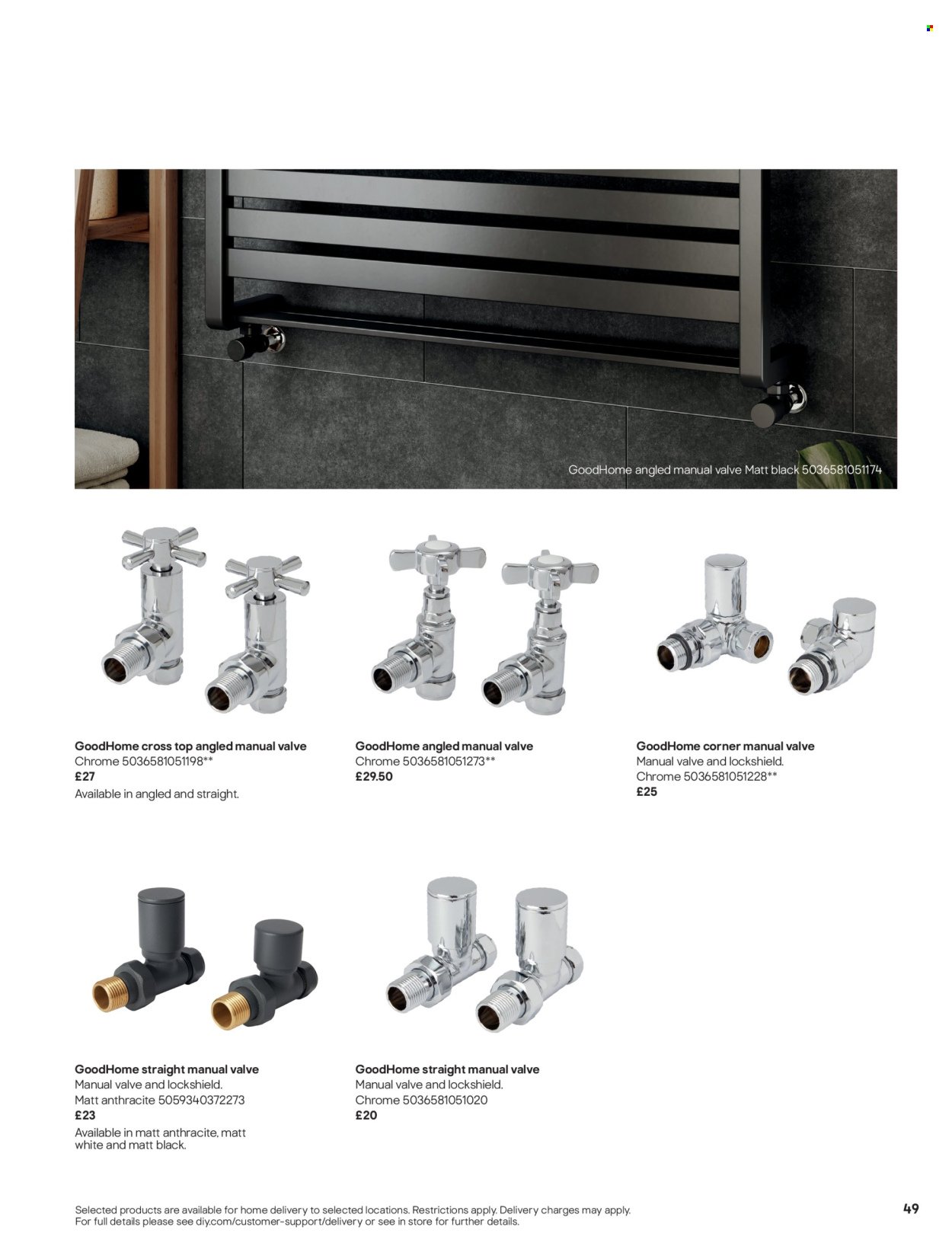 B&Q offer - Radiator & towel warmer collections (2025-07-15) | 49