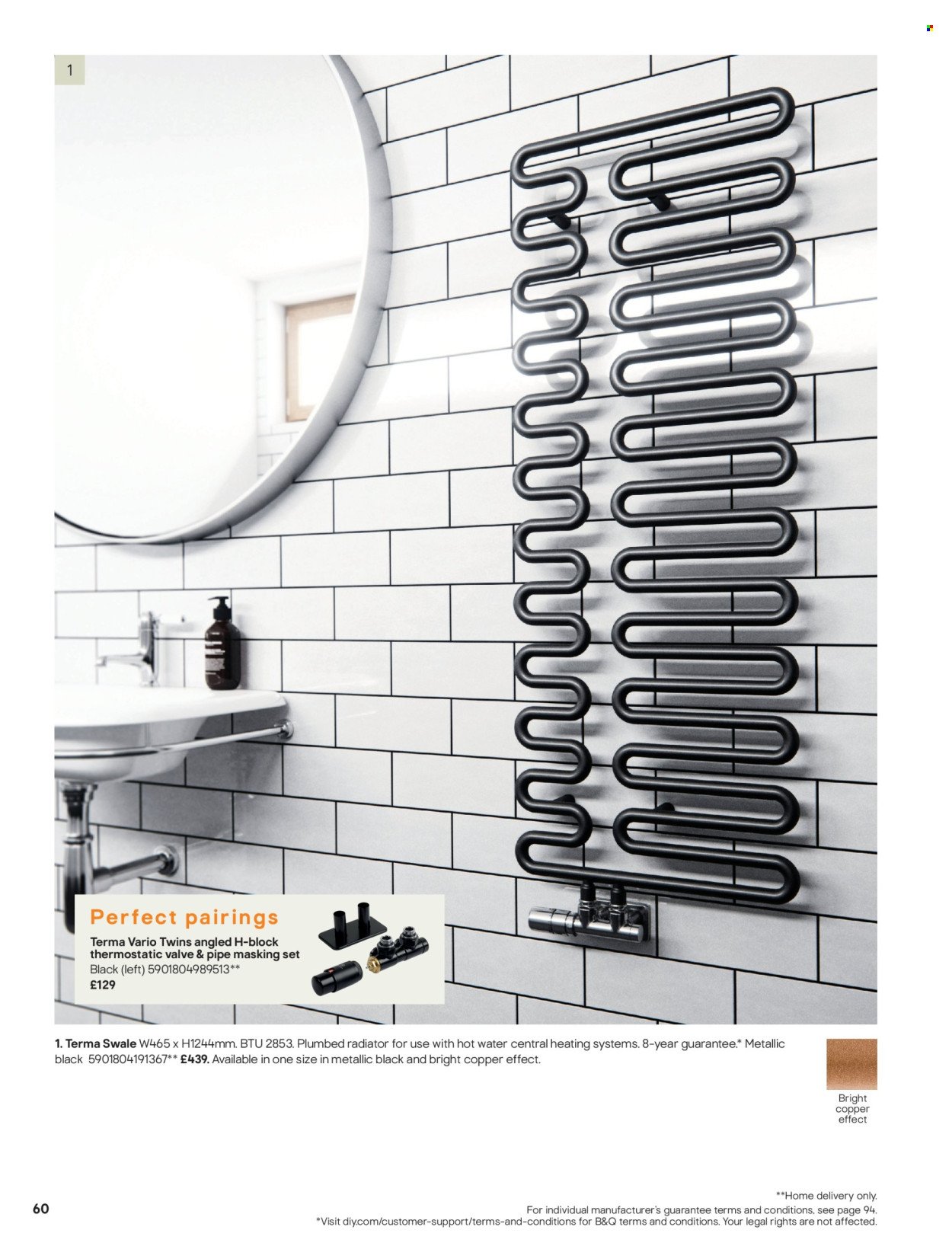 B&Q offer - Radiator & towel warmer collections (2025-07-15) | 60