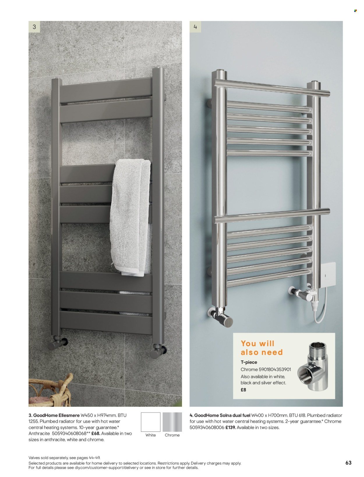 B&Q offer - Radiator & towel warmer collections (2025-07-15) | 63