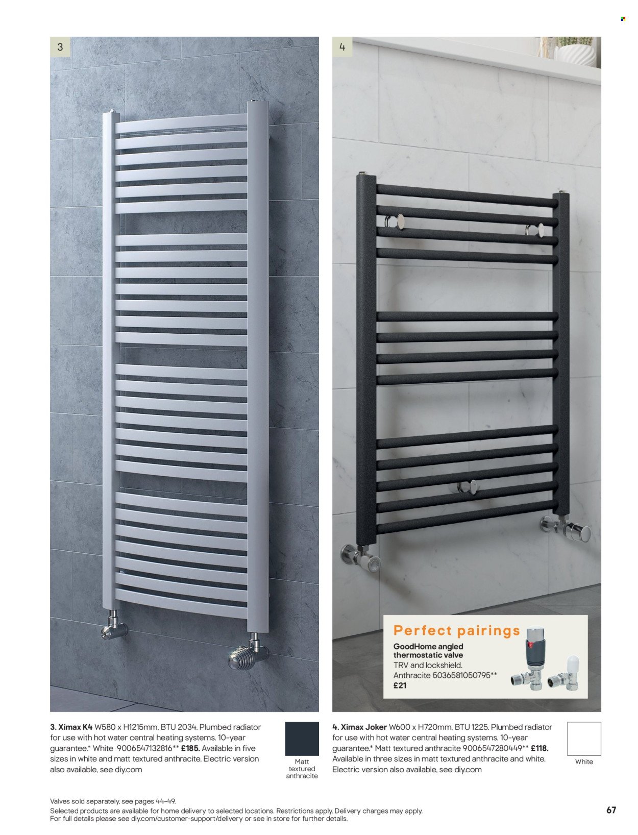 B&Q offer - Radiator & towel warmer collections (2025-07-15) | 67