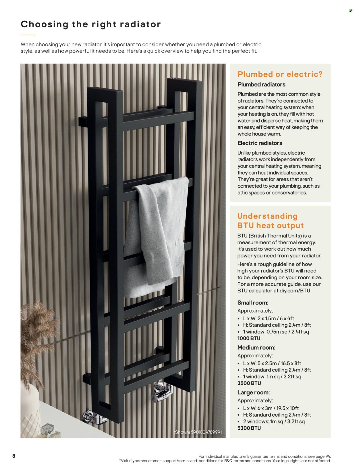 B&Q offer - Radiator & towel warmer collections (2025-07-15) | 8
