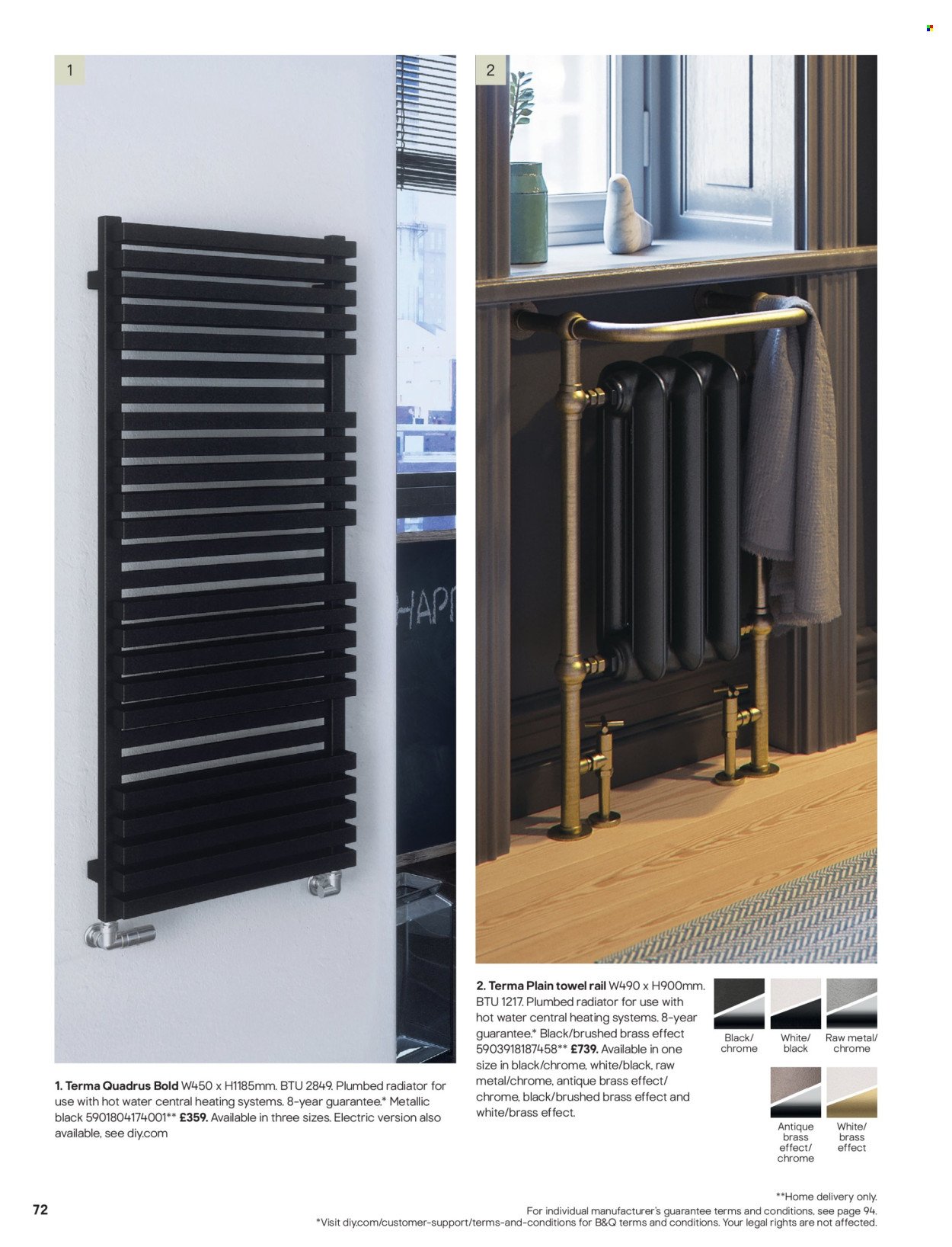B&Q offer - Radiator & towel warmer collections (2025-07-15) | 72