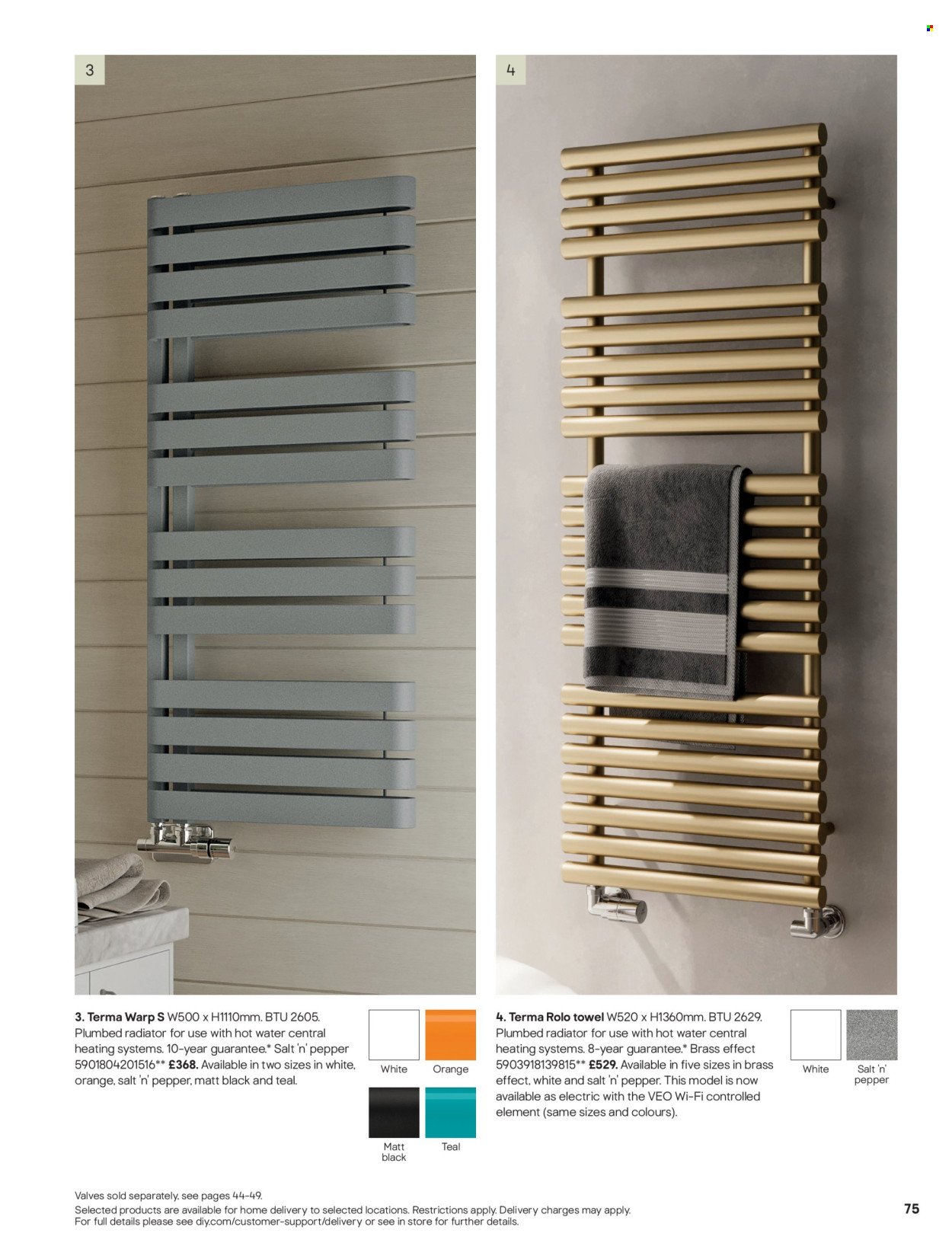 B&Q offer - Radiator & towel warmer collections (2025-07-15) | 75