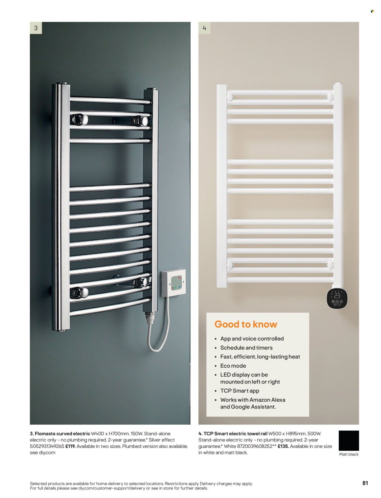 B&Q offer - Radiator & towel warmer collections (2025-07-15) | 81