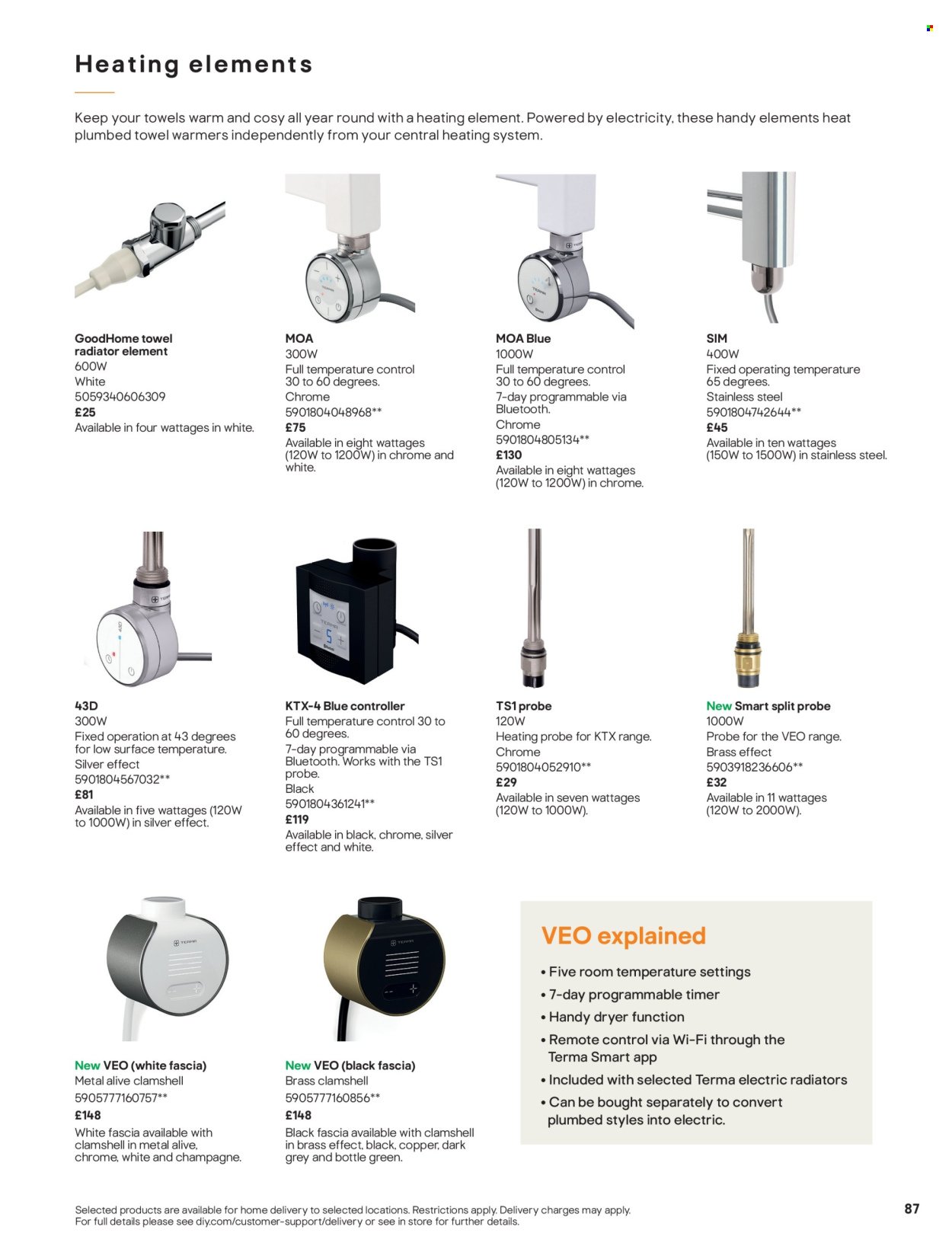 B&Q offer - Radiator & towel warmer collections (2025-07-15) | 87