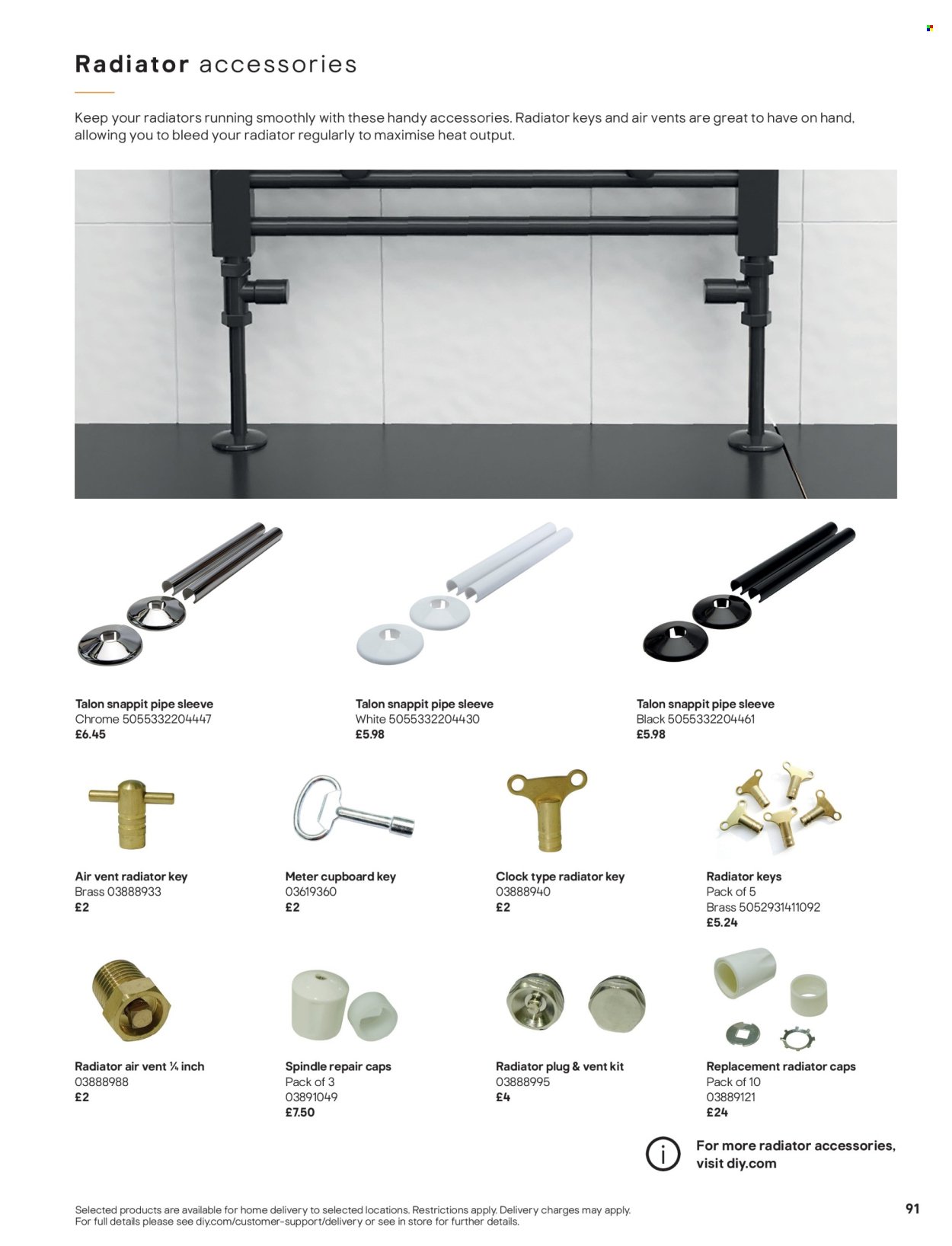 B&Q offer - Radiator & towel warmer collections (2025-07-15) | 91