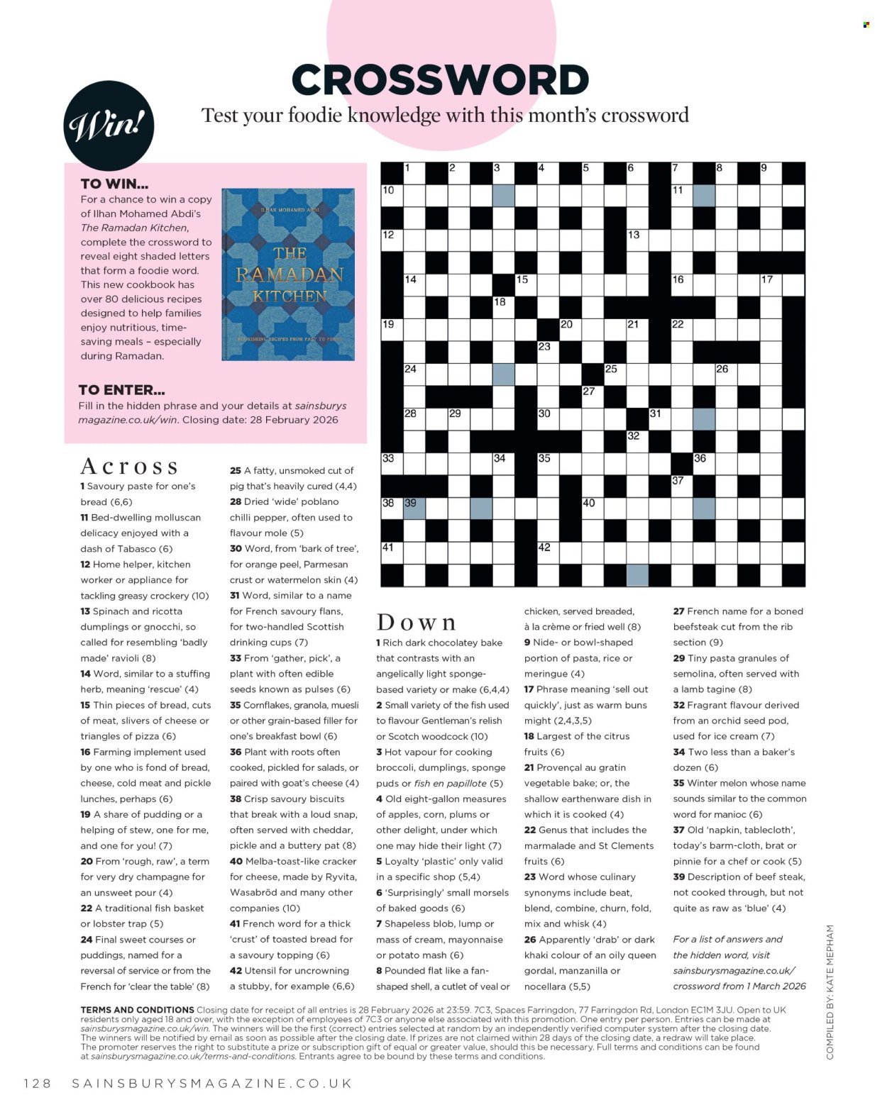 SAINSBURY'S offer - Magazine (2026-01-01 - 2026-01-31) | 128