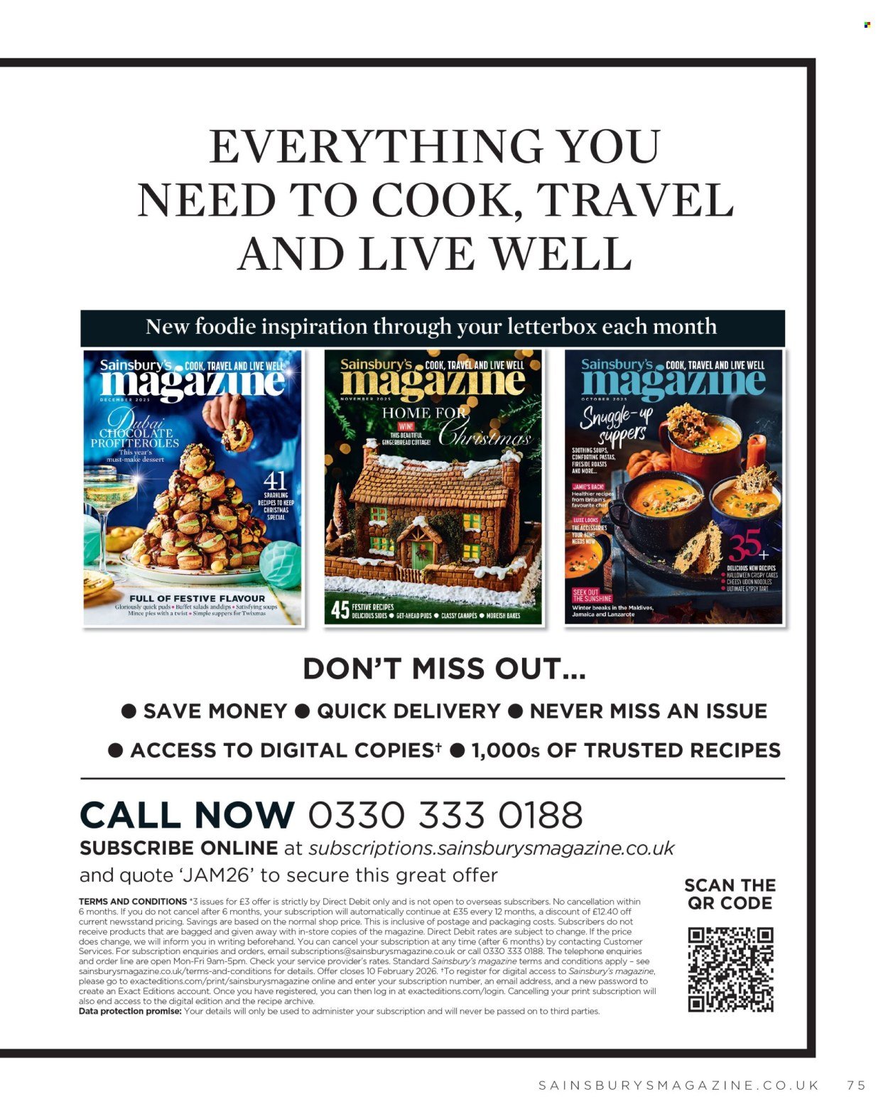 SAINSBURY'S offer - Magazine (2026-01-01 - 2026-01-31) | 75