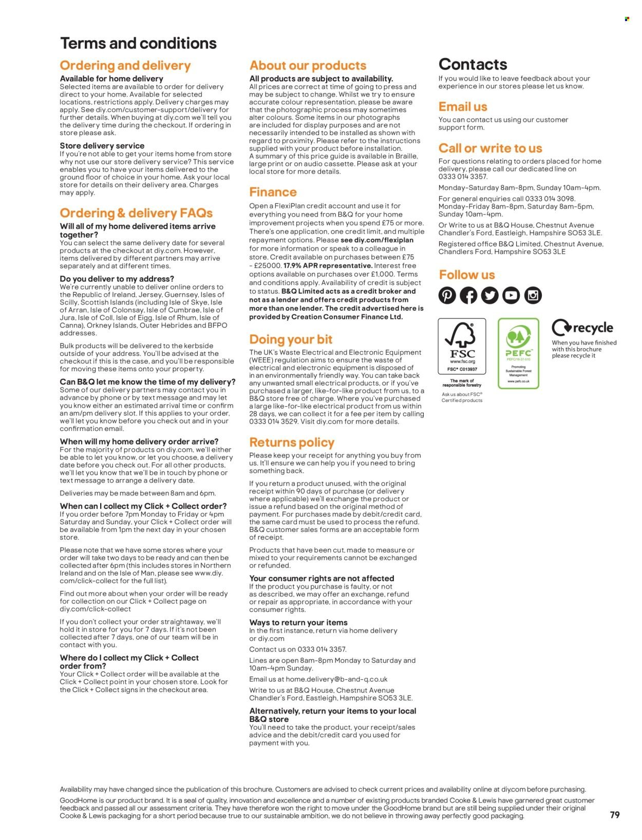 B&Q offer - Applianes (2026-01-18) | 79