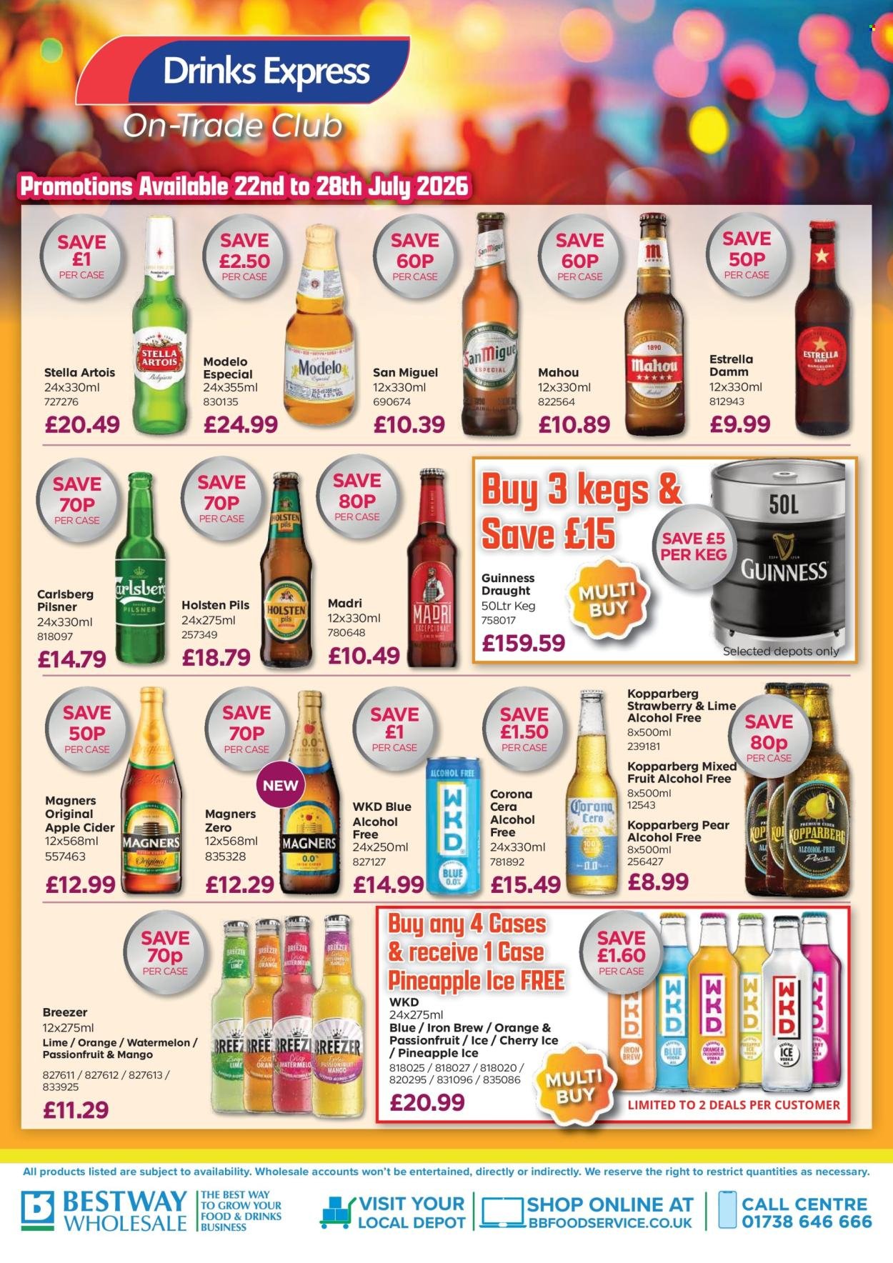 BESTWAY offer - Drinks Express Trade Week