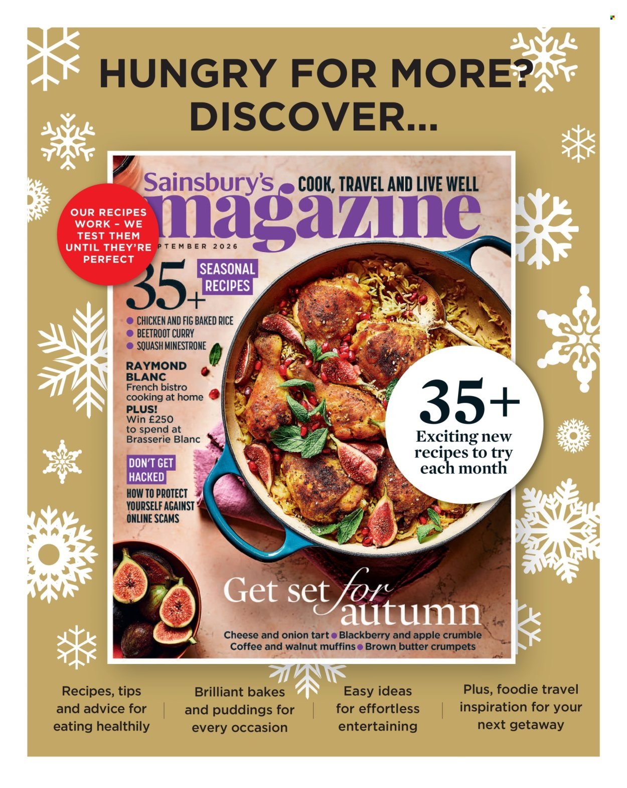 SAINSBURY'S offer - Get a head Christmas