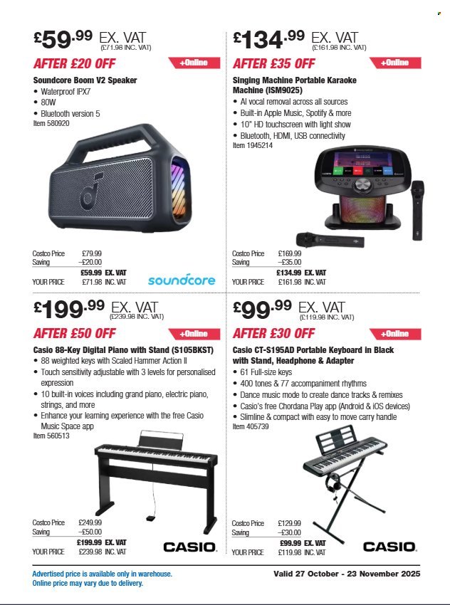 COSTCO offer - From 27 Oct 2025 (2025-10-27 - 2025-11-23) | 5