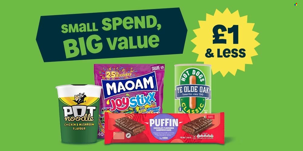 ASDA offer - September 2026