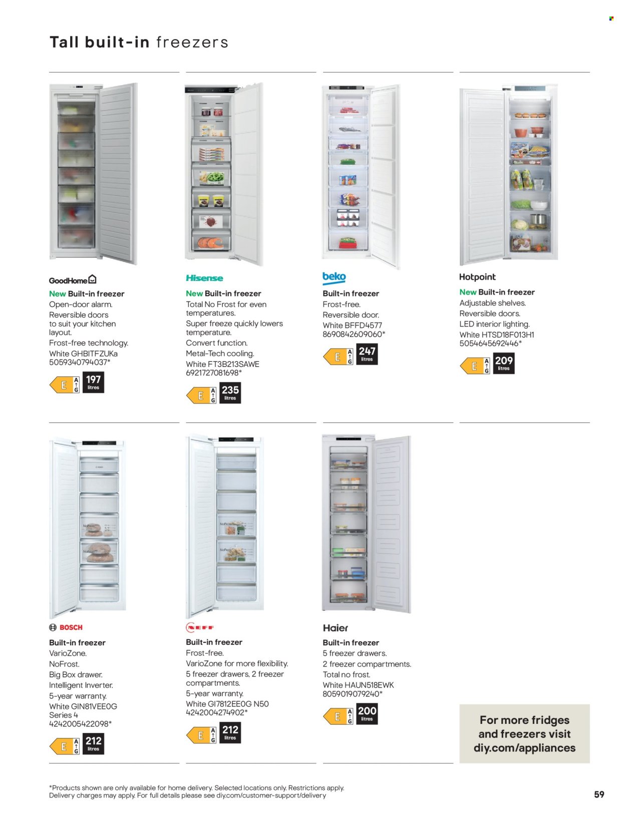 B&Q offer - Appliances