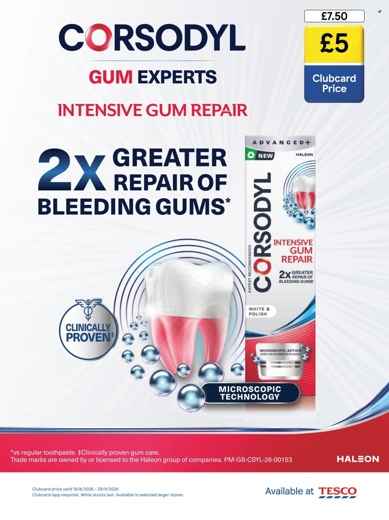 TESCO offer - From 1 Sept 2026