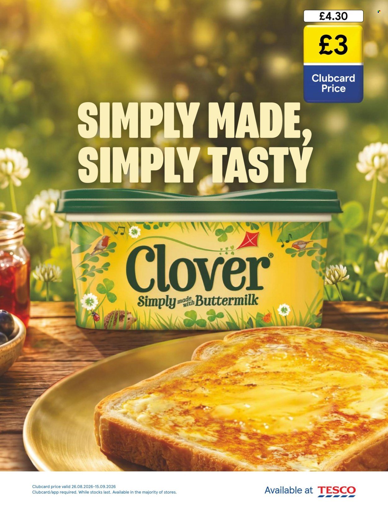 TESCO offer - From 1 Sept 2026