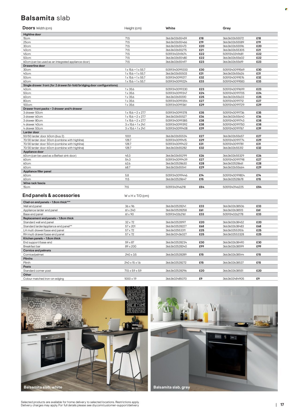 B&Q offer - Kitchens product & cabinetry price list (2025-10-31) | 17