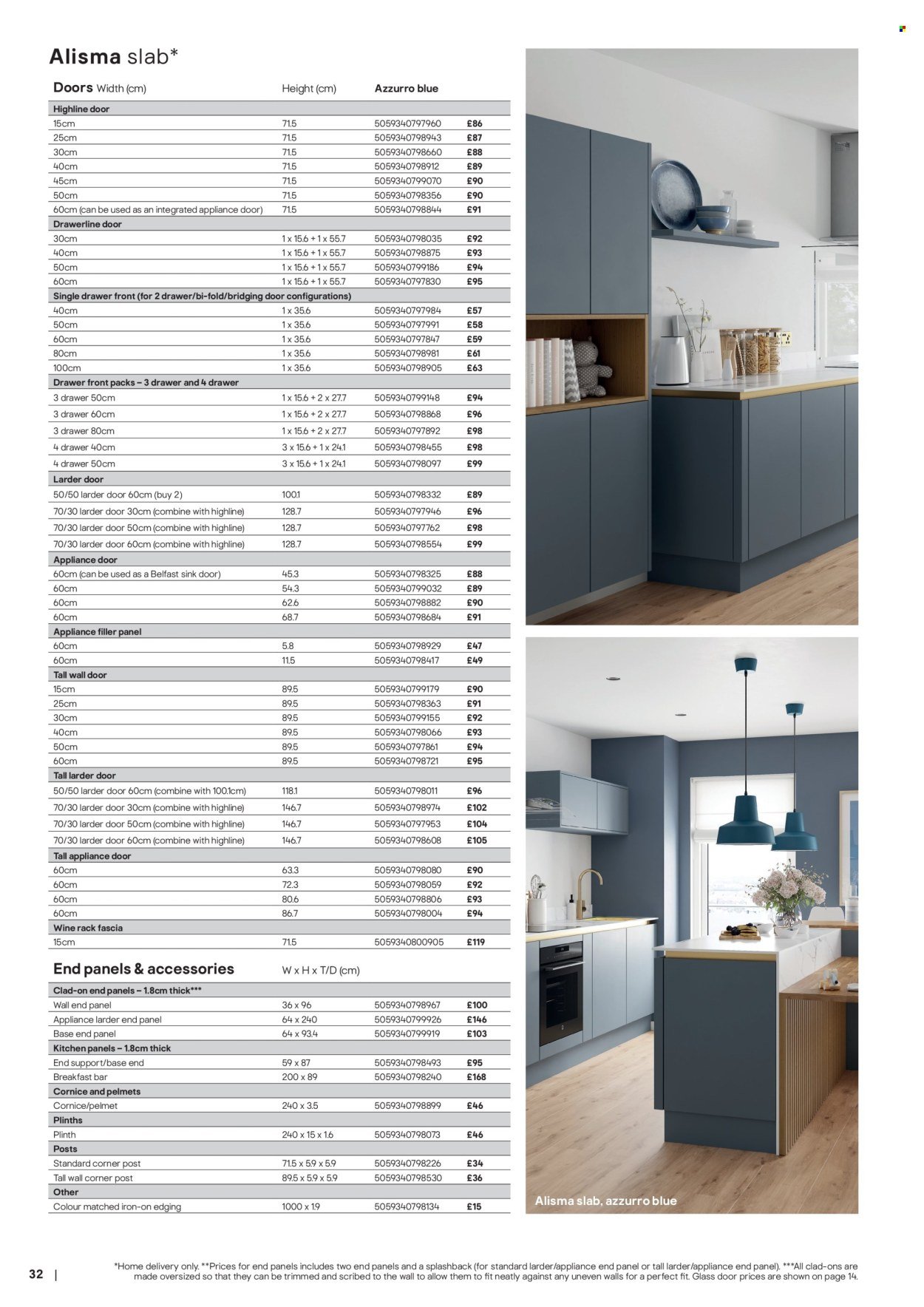 B&Q offer - Kitchens product & cabinetry price list (2025-10-31) | 32