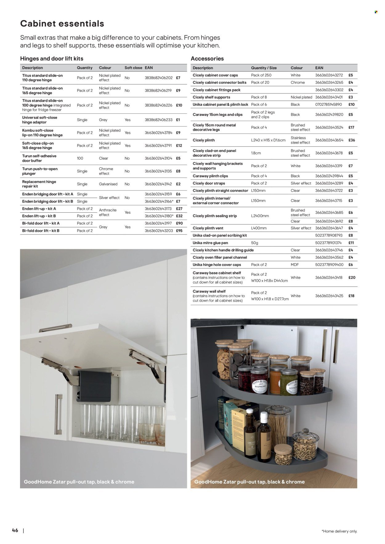 B&Q offer - Kitchens product & cabinetry price list (2025-10-31) | 46