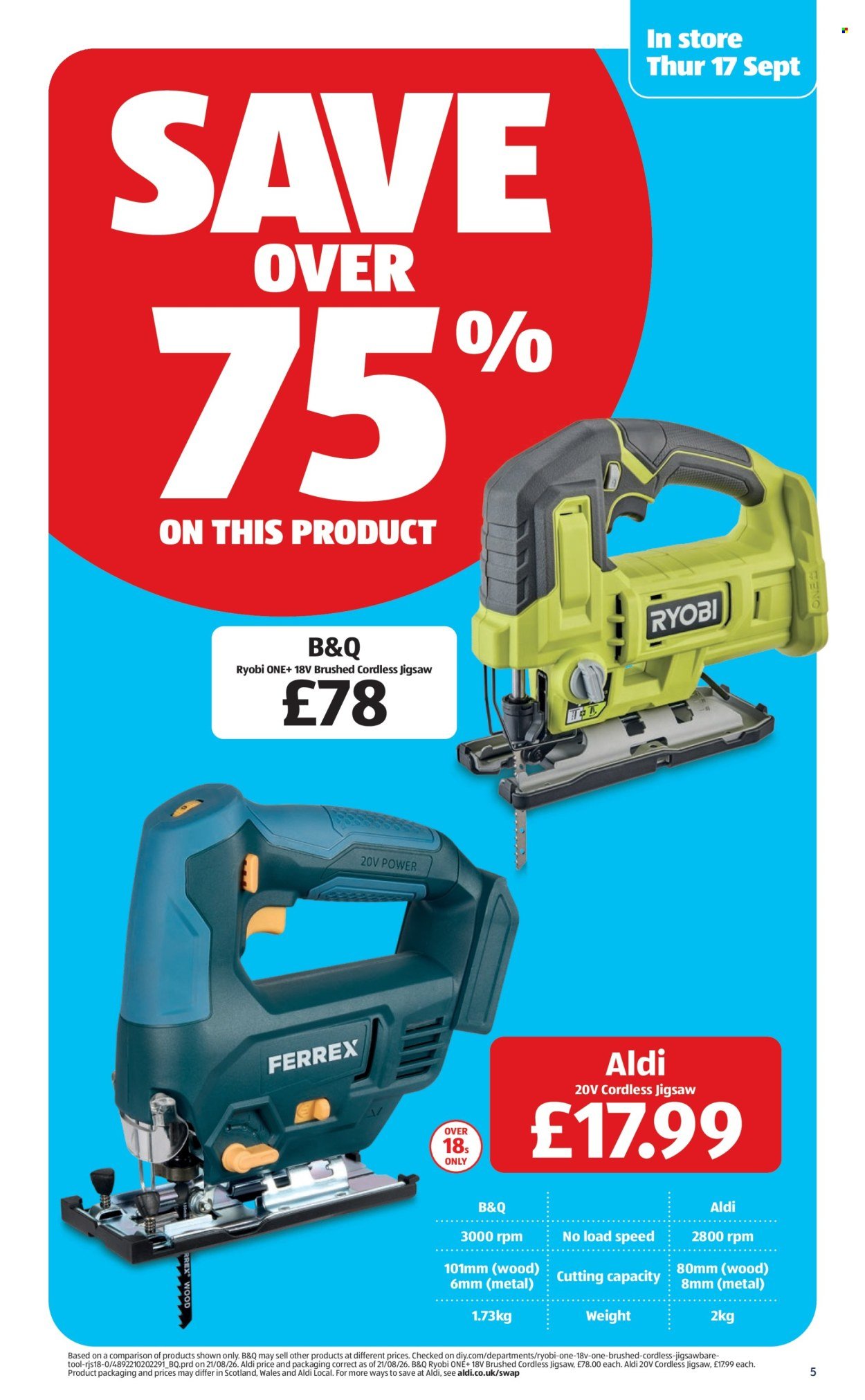 ALDI offer - From 17 Sept 2026
